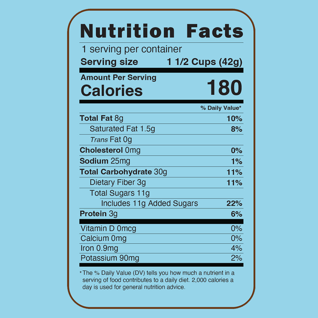Caramel popcorn nutritional facts