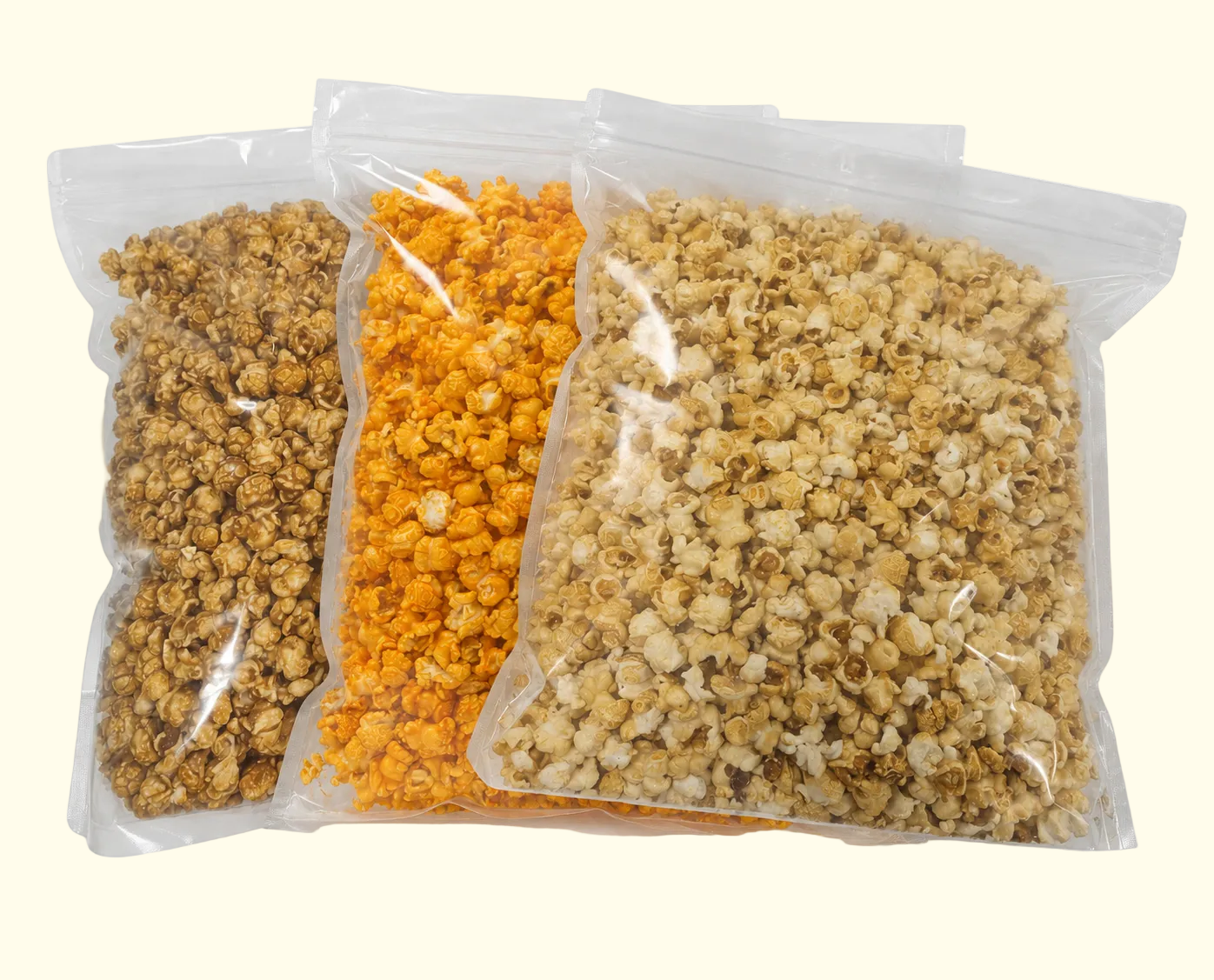 Bulk bags of gourmet popcorn from Popcorn for the People