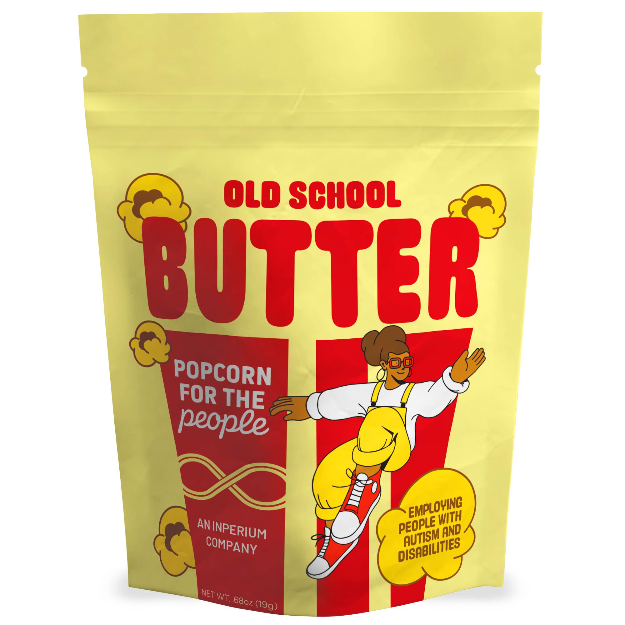 Wholesale Case of Old School Butter Snack Bags (40 Bags)