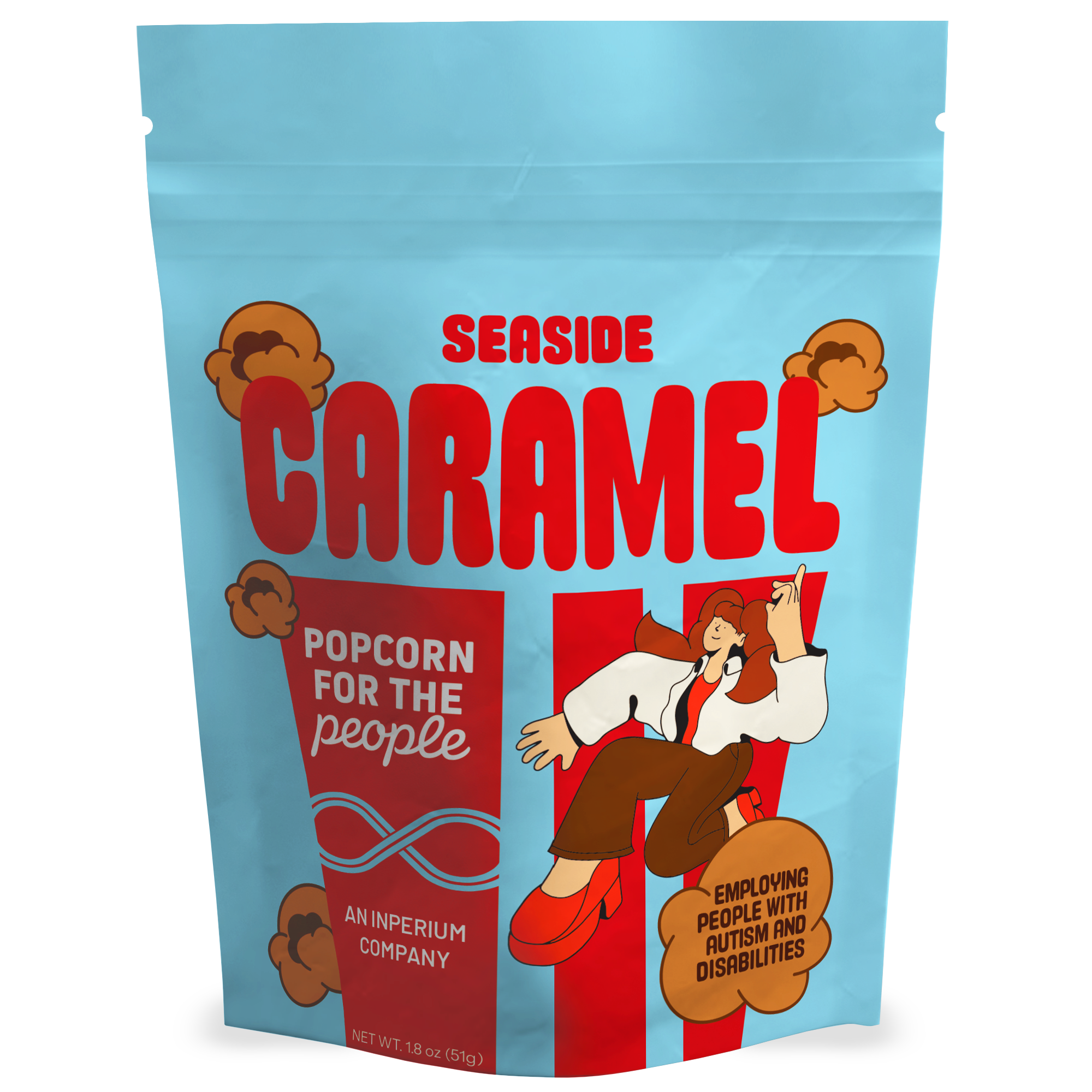 Wholesale Case of Seaside Caramel Snack Bags (40 Bags)