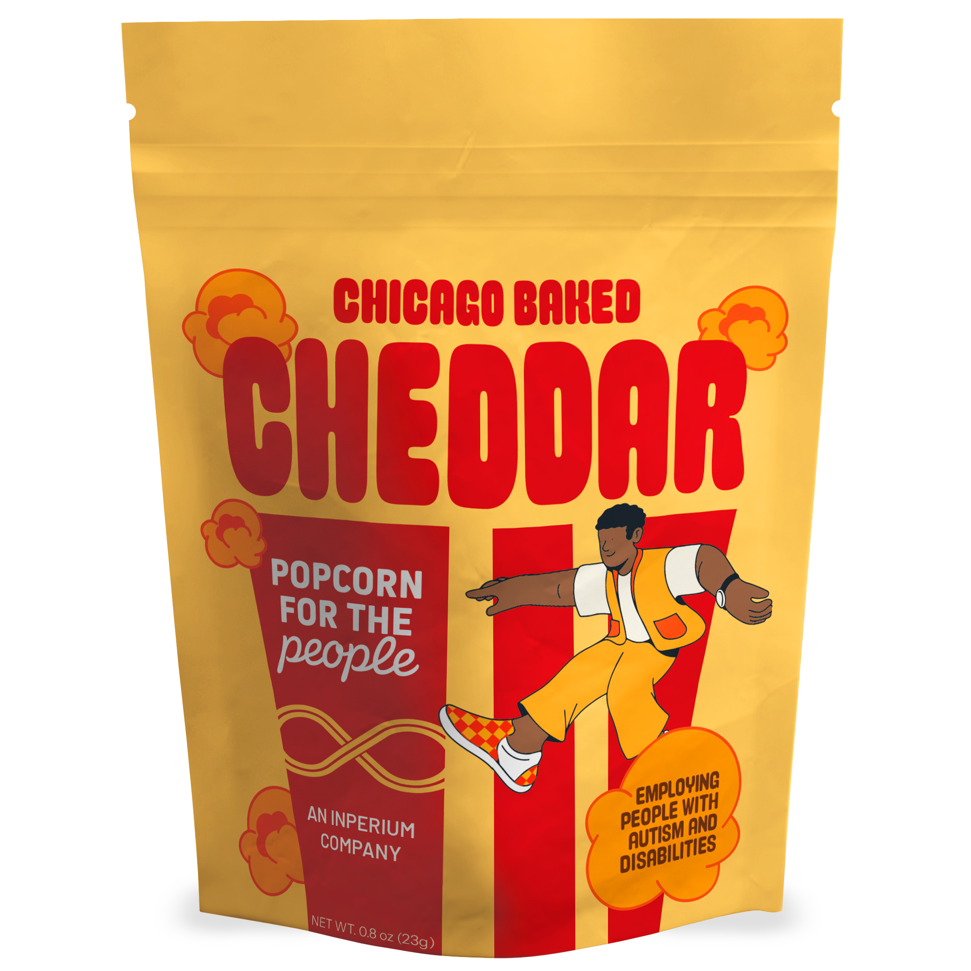 Wholesale Case of Chicago Baked Cheddar Snack Bags (40 Bags)