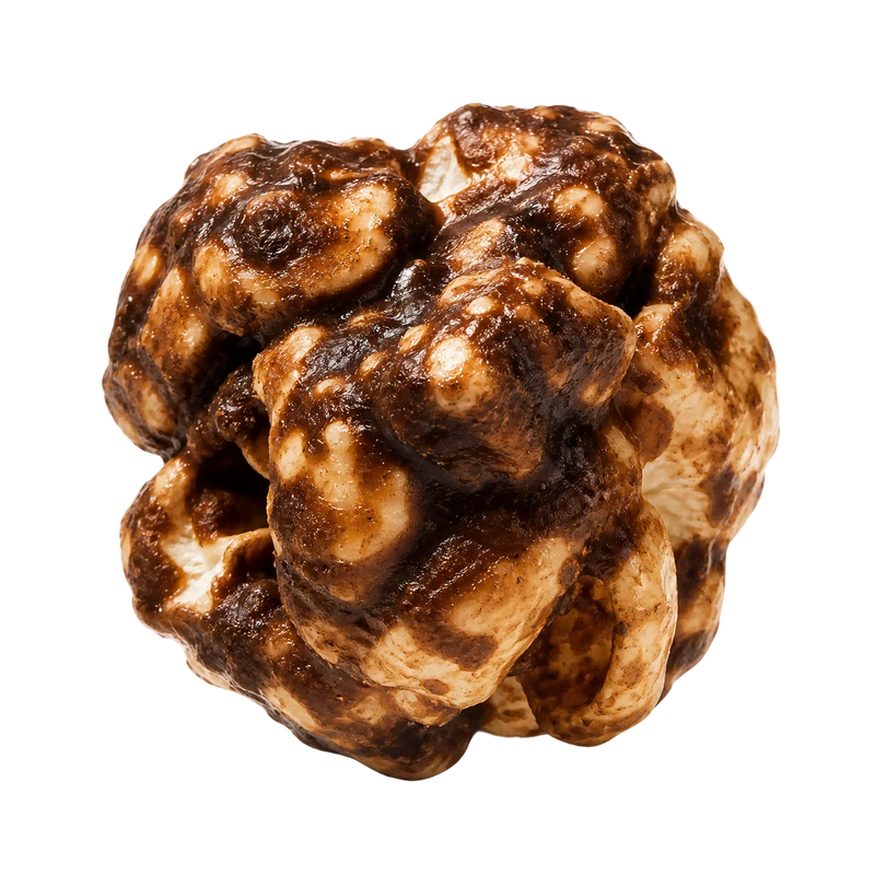Espresso popcorn kernel