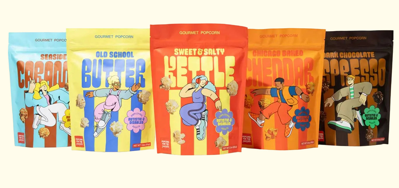 5 flavors of gourmet popcorn from Popcorn for the People